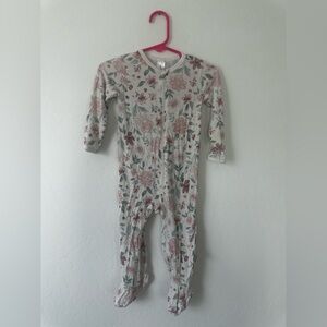 Charming Floral Kids Footie